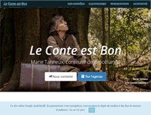 Tablet Screenshot of contes-broceliande.com